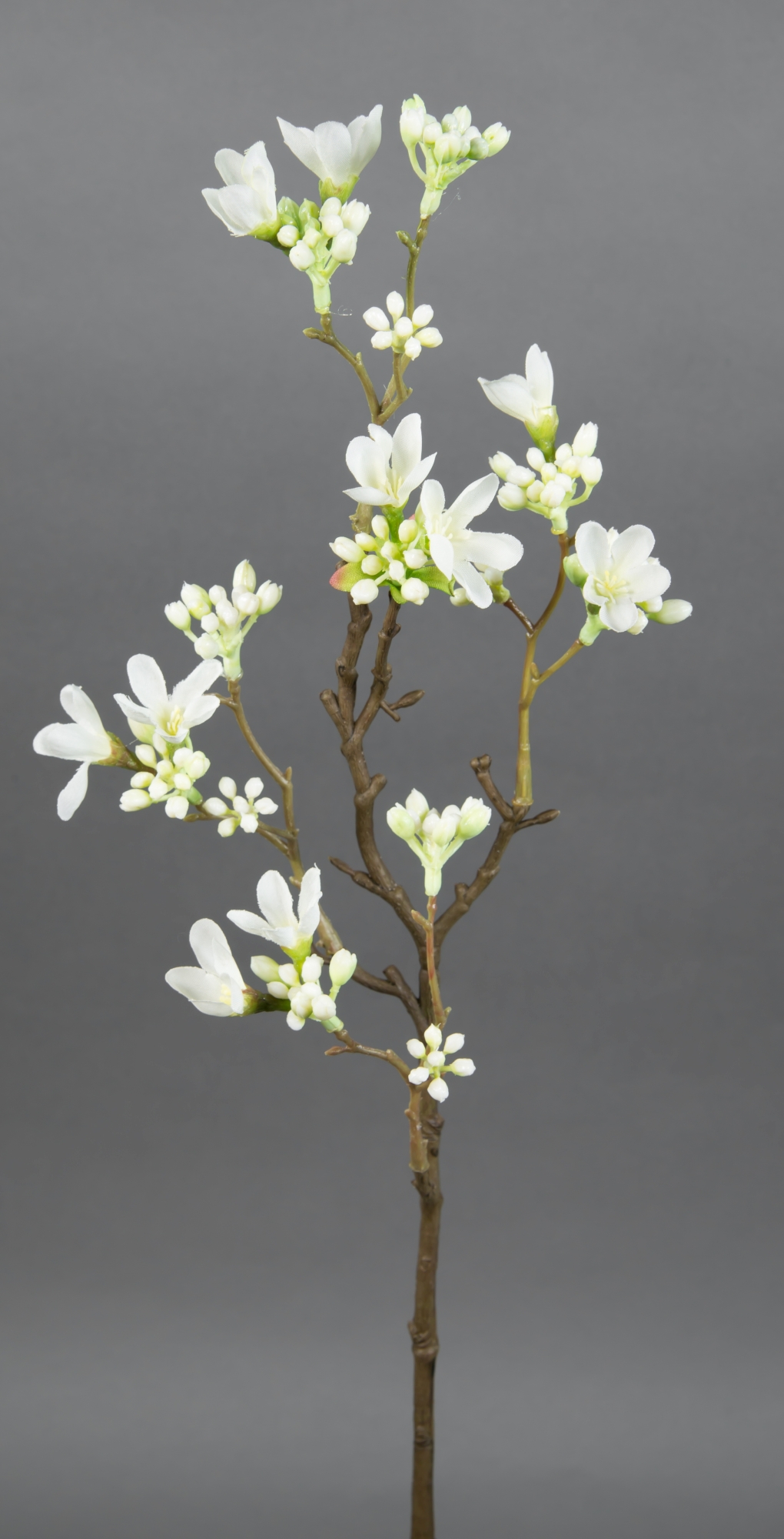 Quittenzweig / Quittenast 52cm weiß GA Kunstblumen künstliche Blumen Quitten Zweige