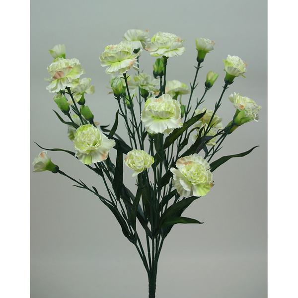 Trossnelkenbusch 50cm Kunstblumen Blumen Trossnelken Nelken DP Nelke künstliche creme