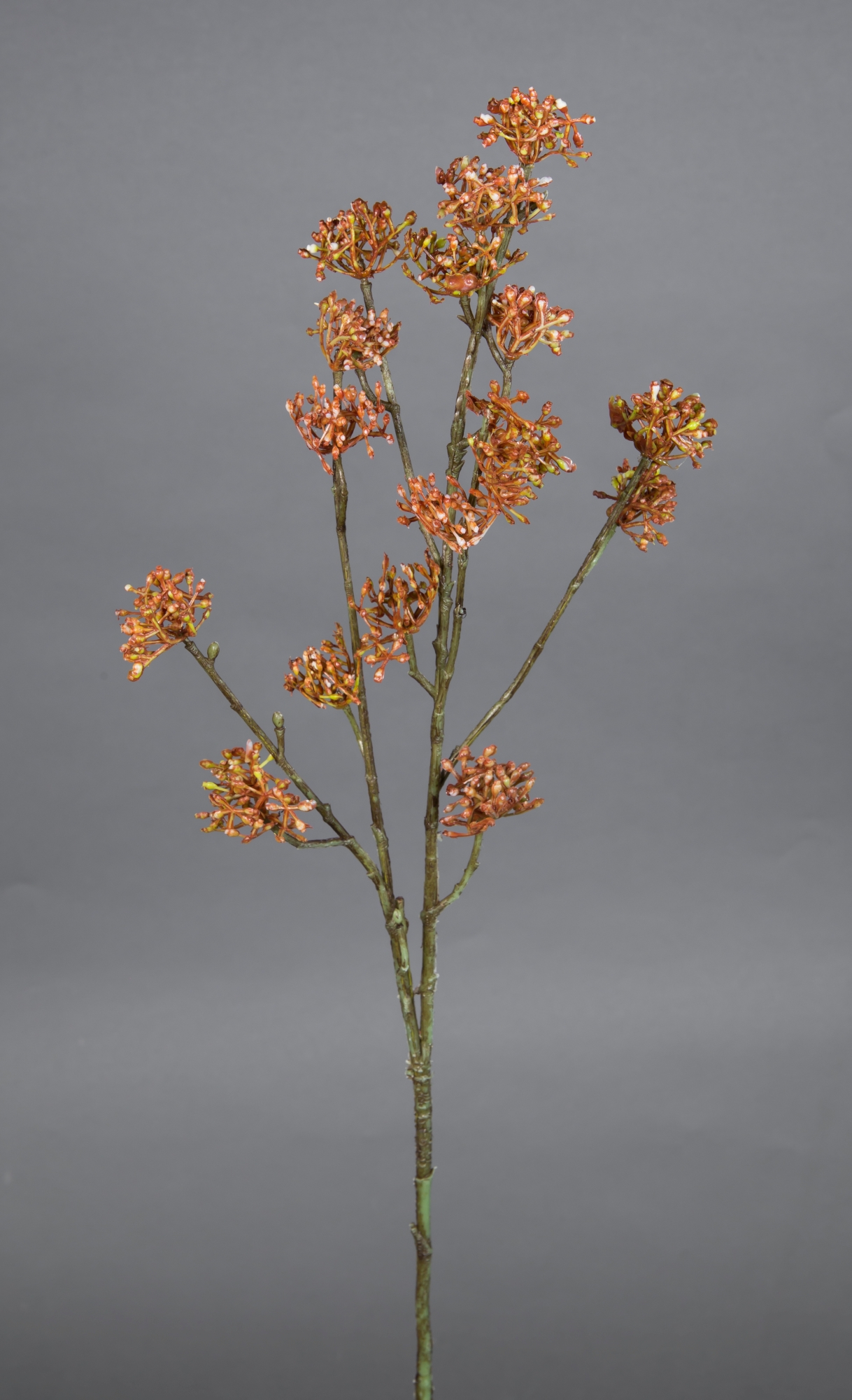 Reiszweig 67cm braun-orange CG Zweig Kunstzweig künstlicher Kunstpflanzen