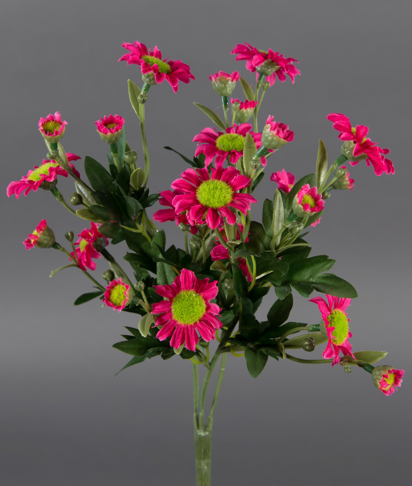 Margeritenbusch 30cm rosa-pink -ohne Topf- ZF Kunstpflanzen künstliche Margerite Pflanze Blumen Kuns