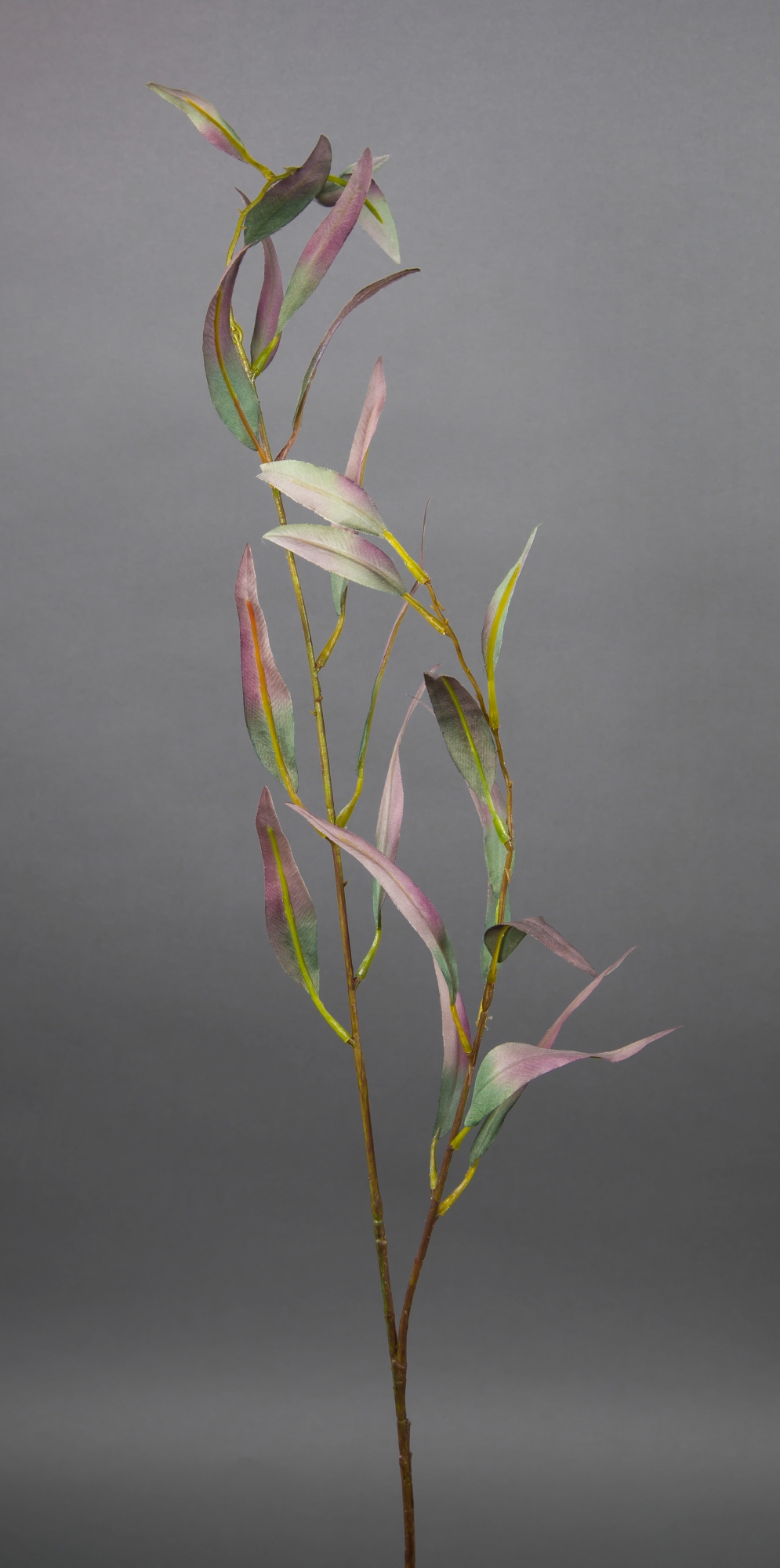 DP grün-rosa Kunstzweig Zweige Eukalyptus 90cm künstliche Eukalyptuszweig Kunstpflanzen künstlicher