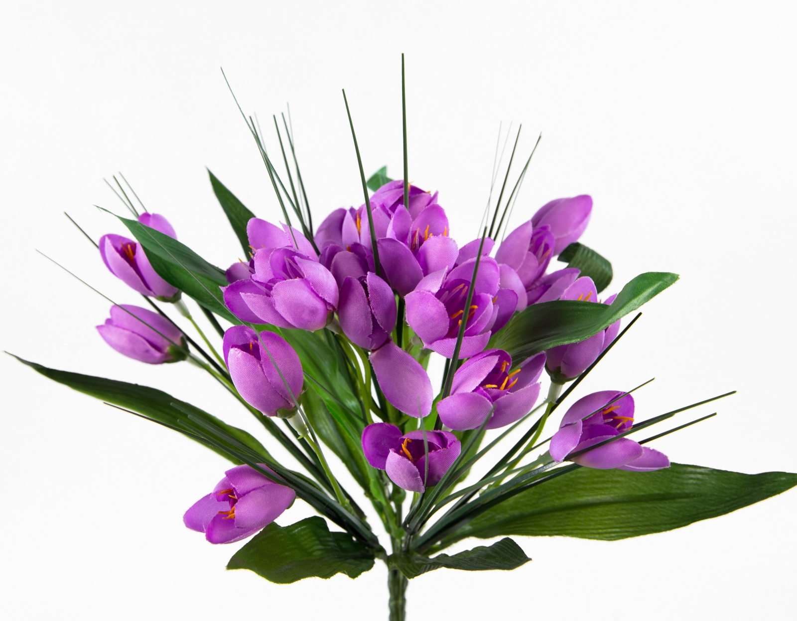 Krokusbusch 28cm lila PM Kunstpflanzen Kunstblumen künstlicher Crocus Krokus Blumen