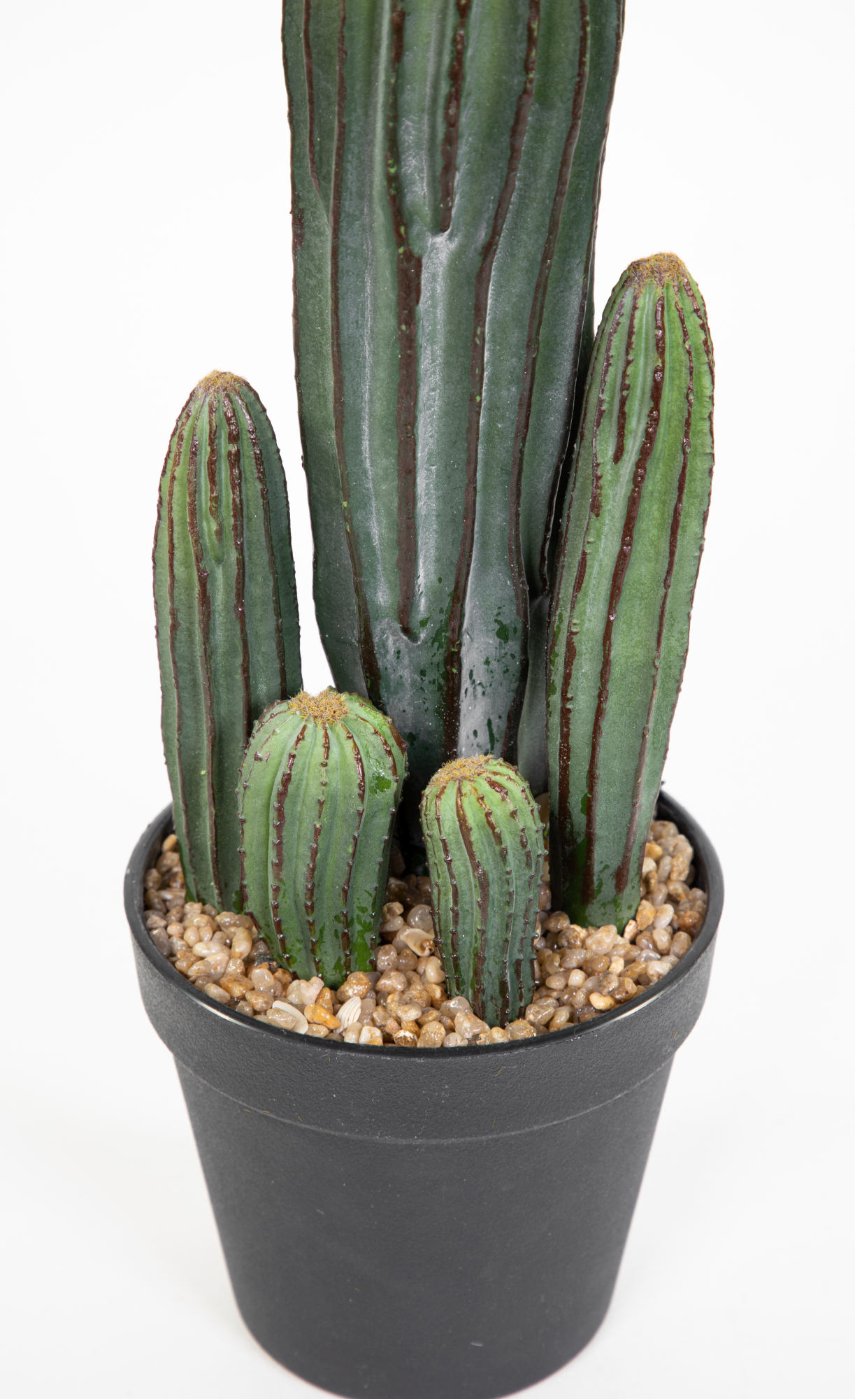 6 x künstliche Kakteen Kunstpflanze im Blumen Topf Tisch Deko Künstlicher  Kaktus