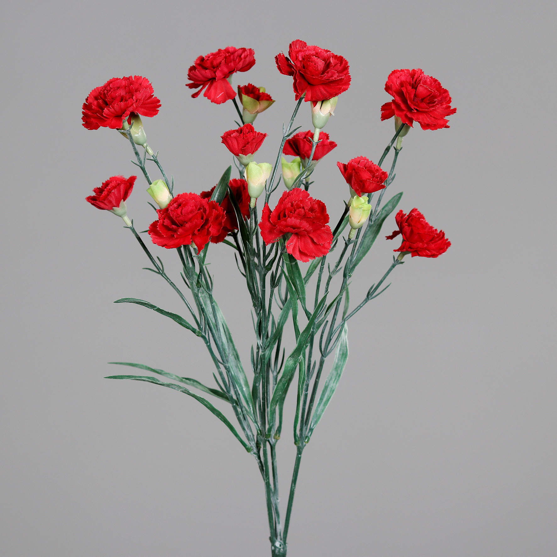 Trossnelkenbusch 50cm rot DP Kunstblumen künstliche Nelke Nelken Trossnelken Blumen