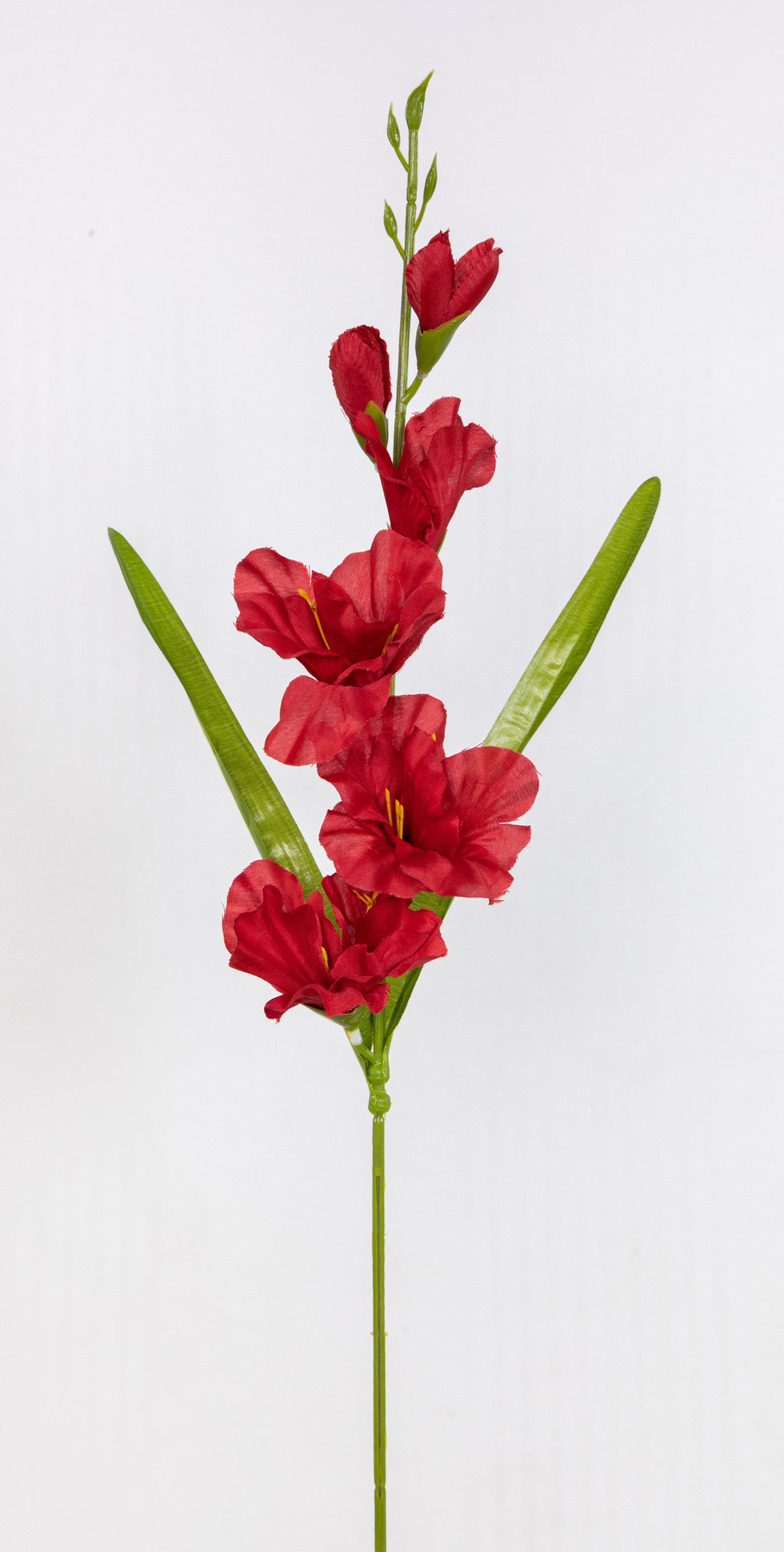 Gladiole 60cm rot FT Blumen Schwertblume Kunstblumen künstliche
