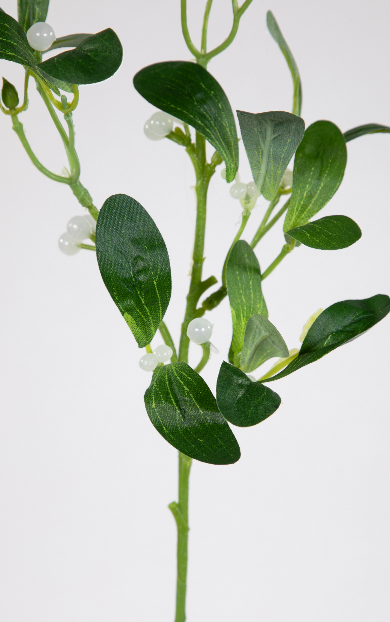 Zweig 38cm künstlicher PM Kunstpflanzen Mistelzweig Kunstblumen Mistel