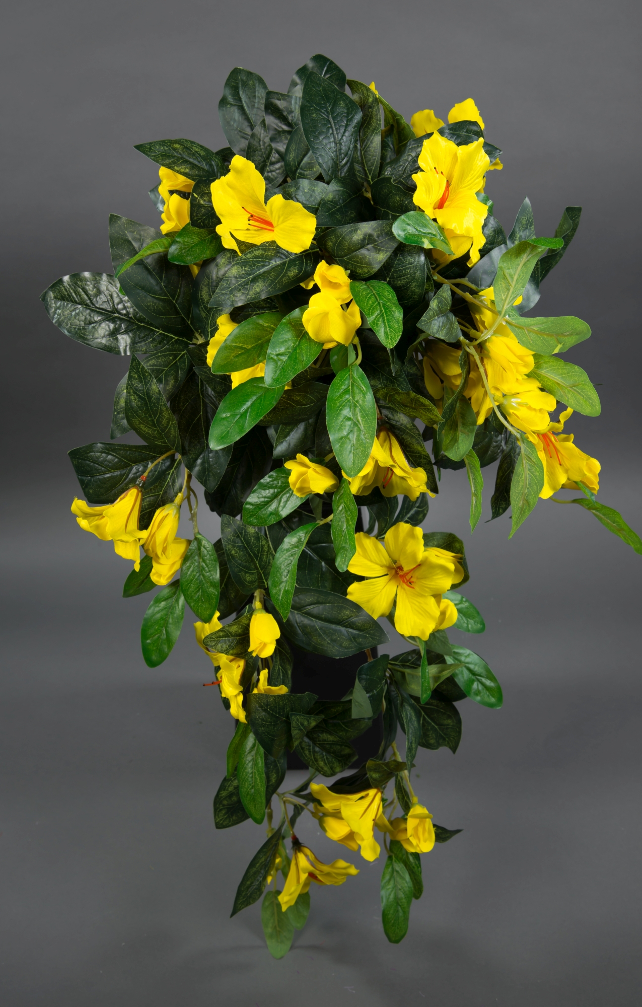 Hibiskusranke 70cm gelb ZF Kunstpflanzen Kunstblumen künstliche Pflanze künstlicher Hibiskus Eibisch