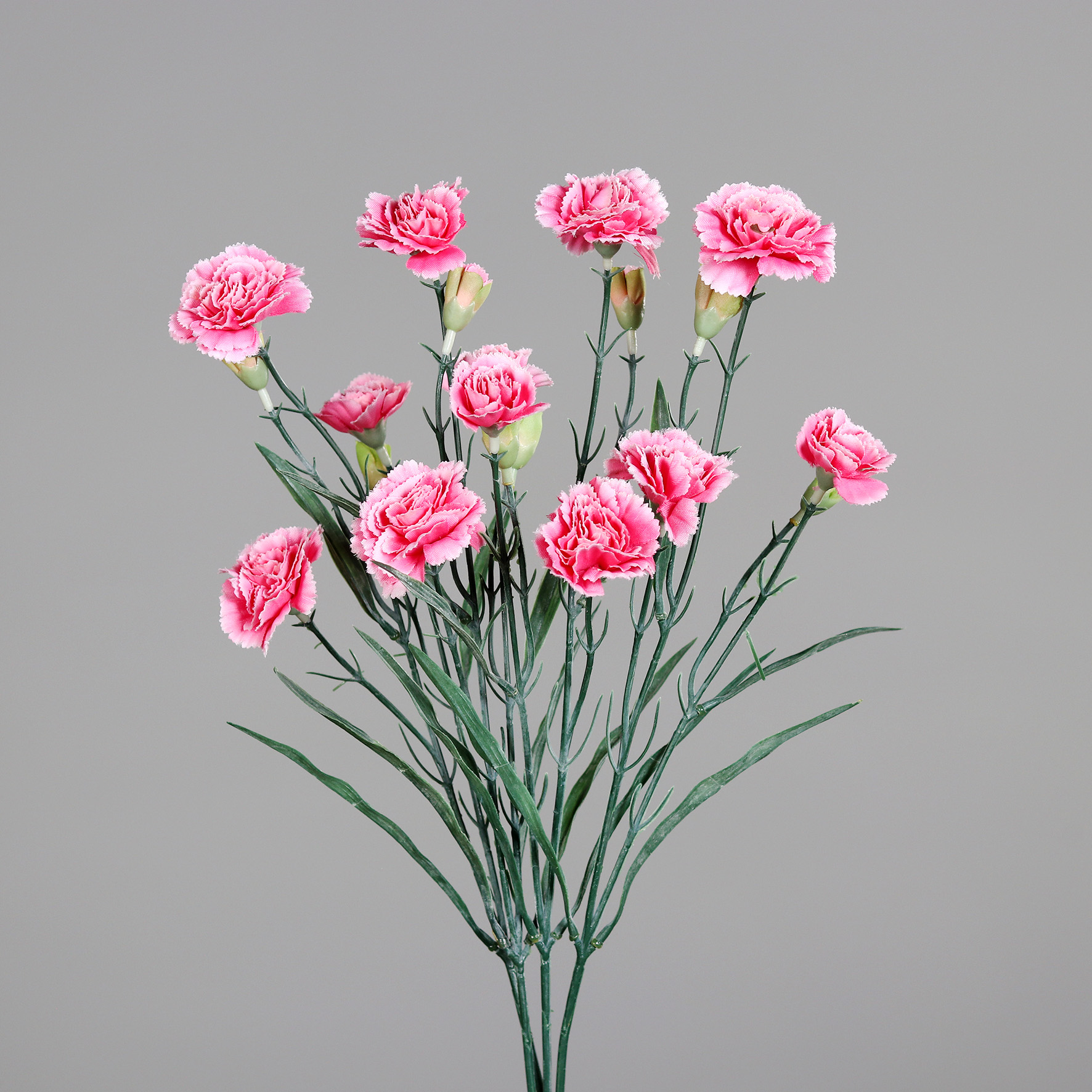 Trossnelkenbusch 50cm rosa-pink DP Kunstblumen künstliche Nelke Nelken Trossnelken Blumen