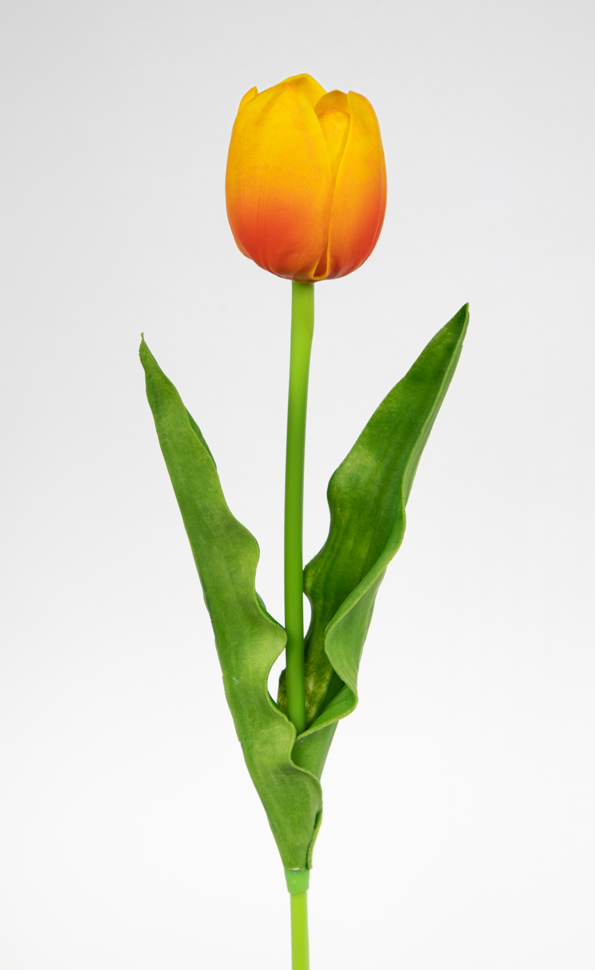 Künstliche Tulpe PU Real Touch 50cm orange ZF Kunstblumen künstliche Blumen Tulpen