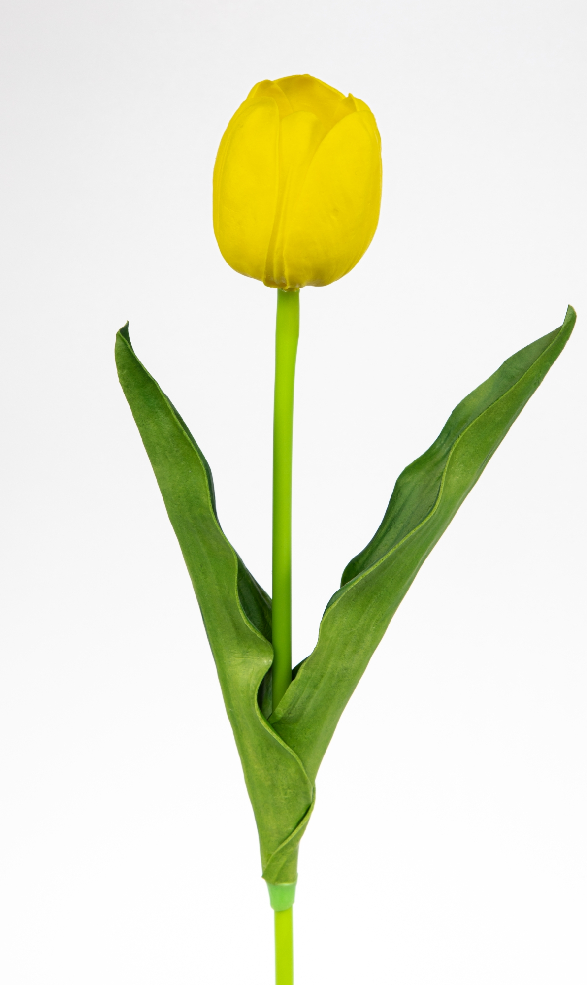 Künstliche Tulpe PU Real Touch 50cm gelb ZF Kunstblumen künstliche Blumen Tulpen